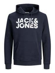 JACK & JONES Herren Jjecorp Logo Sweat Hood Noos Kapuzenpullover XL - Navy Blazer Angebot bei HelloDeals