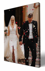 wandmotiv24 Leinwandbild - Foto auf Leinwand mit Online-Vorschau - personalisierte Wanddeko - Bild mit Wunschmotiv - Fotogeschenk - 30x40 cm 30L x 40B cm Leinwand Angebot bei HelloDeals