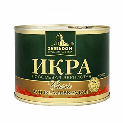 Kaviar - Zarendom Gorbuscha Lachskaviar Klassik 500 g Dose - roter Kaviar - caviar - икра Angebot bei HelloDeals