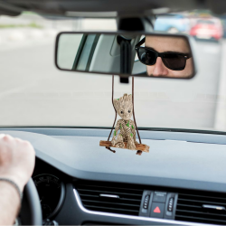 Auto Dekoration Anhänger, Autospiegel Anhänger, Rückspiegel Anhänger, Autozubehör zum Aufhängen, Auto Deko Innenspiegel Grün Angebot bei HelloDeals