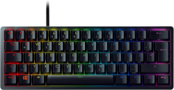 Razer Huntsman Mini (Purple Switch) - Kompakte 60% Gaming Tastatur (Klickende Optisch-Mechanische Switches, Doubleshot PBT-Tastenkappen, Abnehmbares USB-C Kabel) QWERTZ DE-Layout | Schwarz Huntsman Mini QWERTZ DE-Layout Purple Klickend Switch Angebot bei HelloDeals