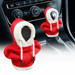 Vordpe Schalthebel Hoodie, Auto Schaltknauf Abdeckung, Schaltknauf Hoodie, Hoody für coole Auto-Innendekoration, Schalthebelhaube Car Gear Shift Cover (Rot) Angebot bei HelloDeals
