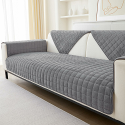 Flanell Sofabezug 1 2 3 4 Sitzer Sofabezüge Couch Überzug L Form Ecksofa Sofa Couch Überwurfdecke, Sofahusse Sofaüberwürfe rutschfest Sofa Abdeckung (Dary Gray, 70 * 150cm Stückweise Verkauft) 70x150cm/Sitzbezug Flanell Dary Grau Angebot bei HelloDeals