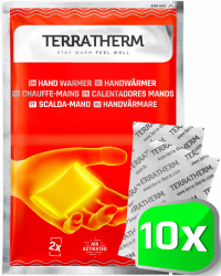TerraTherm Handwärmer - 5, 10 oder 30 Paar - Taschenwärmer für 12h warme Hände, Fingerwärmer durch Luft aktiviert, Wärmepads Hand 10 Paar Angebot bei HelloDeals