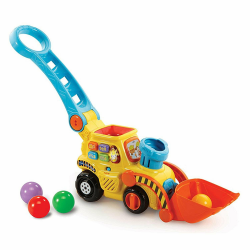 VTech Baby Ballspaß Bagger – Lustiger Bagger mit Bällen zum Spielen, Springen, Werfen und Schieben – Für Kinder von 12-36 Monaten Angebot bei HelloDeals