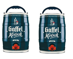 2 Fässer Gaffel Kölsch a 5 Liter (2 x 5) mit eingebautem Zapfhahn Angebot bei HelloDeals
