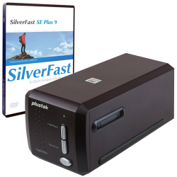 Plustek OpticFilm 8300i SE - Digital Film- und Diascanner, Konvertiert 35mm Negativ und Dia, inkl. SilverFast SE Plus 9 Angebot bei HelloDeals