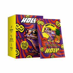 HOLY Energy Gaming Booster 10er Probier-Box 'Fruity Frog' mit Mango, Maracuja & Ananas Geschmack Pulver | 10 Portionen mit NewCaff & Grüntee Extrakt | Focus Drink | Vegan mit natürlichen Fruchtaromen Angebot bei HelloDeals