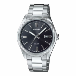 Casio Collection Herren Armbanduhr Silber/Schwarz/Silber Angebot bei HelloDeals