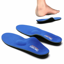 VALSOLE Orthopädische Einlegesohlen Für Damen & Herren Hohe Fußstütze Weiche Funktionelle schuheinlagen Insert für Plattfüße, Plantar Fasciitis, Fußschmerz 41-42 EU 27cm Blau Angebot bei HelloDeals