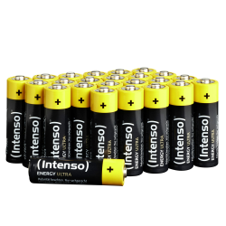 Intenso Energy Ultra AA Mignon LR6 Alkaline Batterien, Gelb-Schwarz, 24er Box AA Mignon 24er Box AA Mignon LR06 Single Angebot bei HelloDeals