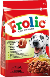 Frolic Hundefutter Trockenfutter mit Rind, Karotten und Getreide, 5 Beutel (5 x 1,5kg) Rind & Gemüse 7.5 kg (1er Pack) Angebot bei HelloDeals