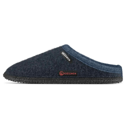 GIESSWEIN Dannheim – Filzpantoffeln, Hausschuhe Damen & Herren, Slipper, Pantoletten, Filz Unisex-Hausschuh aus Wolle‌ 43 EU Nachtblau 514 Angebot bei HelloDeals