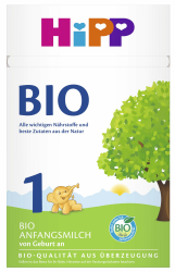 HiPP Bio Milchnahrung 1 Bio, 4er Pack (4 x 600g) 1 BIO-Neu 600 g (4er Pack) Angebot bei HelloDeals