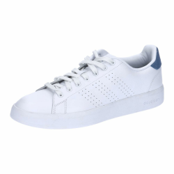 adidas Herren Advantage Premium Leather Shoes Schuhe 44 2/3 EU Ftwr White Ftwr White Crew Blue Angebot bei HelloDeals