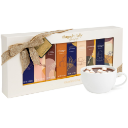 Thoughtfully Gourmet, Kakao-Geschenkset, 9 einzigartige Sorten mit Salted Caramel, French Vanilla & Karamell - 9 Kakosorten in hochwertiger Geschenkbox Angebot bei HelloDeals