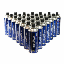 28 x MaXimum Gaskartuschen 227g MSF- 1a/ES-01 Butan Gaskartusche f. Gaskocher, Gasheizung, Gasbrenner, Lötbrenner Angebot bei HelloDeals
