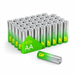 GP Batterien AA 1,5V Super Alkaline Longlife G-TECH Technologie, Vorratspack mit 40 Stück Mignon AA Batterien in praktischer Briefkasten-tauglicher Versandverpackung AA/Mignon (40 Stück) Angebot bei HelloDeals