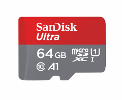 SanDisk Ultra 64 GB microSDXC UHS-I-Karte für Chromebook mit SD-Adapter (Für Smartphones und Tablets, A1, Class 10, U1, Full HD-Videos, bis zu 140 MB/s Lesegeschwindigkeit) 10 Jahre Garantie 64GB Angebot bei HelloDeals