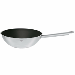 RÖSLE ELEGANCE Wokpfanne, Hochwertiger Edelstahlwok mit robuster Keramikversieglung ProCera, 28 cm, Edelstahl 18/10, induktionsgeeignet, Silberfarben Wokpfanne ProCera Ø 28 cm Angebot bei HelloDeals