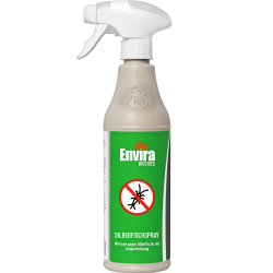 Envira Silberfisch Abwehrspray 500 ml - Spray mit Langzeitwirkung gegen Silberfische & Papierfische - Mittel gegen Silberfische in der Wohnung - Effektiv Silberfischchen loswerden 500 ml (1er Pack) Angebot bei HelloDeals
