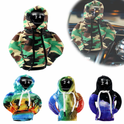 KXVXXV 4 Stück Schaltknauf Hoodie, Auto Schaltknauf Abdeckung Auto Deko Innenraum, Auto Accessoires Modisches Schalthebel Hoodie 15 x 13 cm, Deko Auto Innenraum Angebot bei HelloDeals