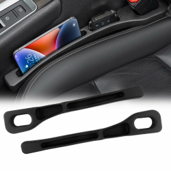 2 Stk Autositz-Spaltfüller, Autositz Lückenfüller Universal Sitzlückenfüller, Car Seat Gap Filler für Verhinderung des Herunterfallens von Gegenständen Angebot bei HelloDeals