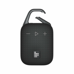 Tronsmart H1 Tragbare Outdoor Bluetooth Lautsprecher Musikbox, 20 Stunden Spielzeit, lauter Klang und kraftvoller Bass, integrierter Karabiner, IPX7 wasserdicht, anpassbarer EQ, Bluetooth 5.3 (Black) Schwarz Angebot bei HelloDeals