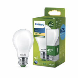 Philips LED Classic ultraeffiziente E27 Lampe (40 W), matte LED Lampe mit warmweißem Licht, energiesparende Lampe mit langer Nutzlebensdauer, Energieeffizienzklasse A Angebot bei HelloDeals