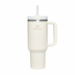 Stanley Quencher H2.0 FlowState Trinkflasche mit Strohhalm 1.2L - Thermobecher Kühlt 11 Stunden - 48 Stunden Eisgekühlt - Spülmaschinenfest - Thermosflasche BPA Frei - Kaffeebecher To Go - Cream Cream Tonal Angebot bei HelloDeals