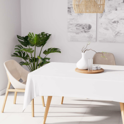 Soleil d'ocre Tischdecke mit Fleckschutz eckig ALIX, Weiß, 140 x 240 cm Weiß 140 x 240 cm Angebot bei HelloDeals