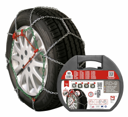 RD9 Schneeketten aus Metall, mm, Größe 90, Set mit 2 Stück, Handschuhe im Lieferumfang enthalten Angebot bei HelloDeals