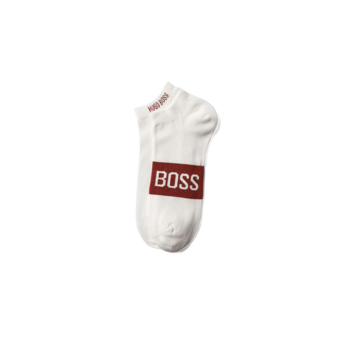2er Pack Boss Sneakersocken aus elastischem Baumwoll-Mix