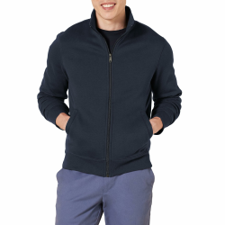 Amazon Essentials Herren Fleece-Jacke mit durchgehendem Reißverschluss XL Marineblau Angebot bei HelloDeals