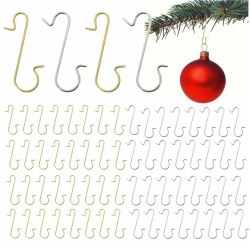 TK Gruppe Timo Klingler 150x Haken Weihnachtsbaum Baumhaken Gold & Silber Aufhänger Kugelaufhänger für Christbaumkugel, Weihnachtskugeln, Aufhänger in S Form für Weihnachten Silber und Gold Angebot bei HelloDeals