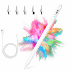 Tablet Stift Android Stylus Pen für Samsung/Huawei/Lenovo/Mi/Vivo, Universal Stift mit Hoher Präzision und Neigungs Empfindlichkeit(Weiß) Weiß für Samsung/Huawei/Lenovo/Mi/Vivo Angebot bei HelloDeals