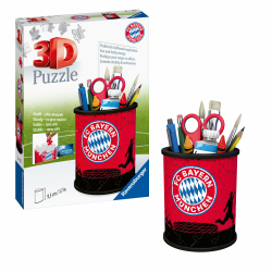 Ravensburger 3D Puzzle 11215 - Utensilo FC Bayern - Stiftehalter für FC Bayern München Fans ab 6 Jahren, Schreibtisch-Organizer für Erwachsene und Kinder Angebot bei HelloDeals