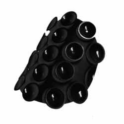 NEWZEROL Silikon-Saugnäpfe für Alle Handy-Modelle, Anti-Rutsch-Handyhalter für Selfies und Videos - Schwarz Angebot bei HelloDeals