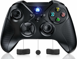 Bonacell Wireless Controller für Xbox one s/x Pc mit WiFi/Programmierung/Vibration/3.5 mm Audio/Turbo/6-Achsen-Gyroskop Kompatibel Xbox Series One S/X/Android/ios (Need update manually)Black Angebot bei HelloDeals