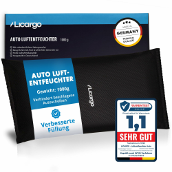 LICARGO Luftentfeuchter (1kg) - verbesserte Füllung - Auto Entfeuchter gegen beschlagene Autoscheiben - wiederverwendbarer Innenraum Luftentfeuchter, Feuchtigkeitskissen für Auto 1x Luftentfeuchter - 2025 Angebot bei HelloDeals