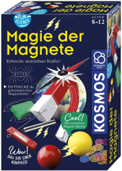 KOSMOS 654146 Fun Science – Magie der Magnete, Baue deinen eigenen Kompass, erforsche unsichtbare Kräfte, Mit spannenden Magnetspielen und Versuchen, Experimentierset für Kinder ab 8 Jahre, Geschenk Angebot bei HelloDeals