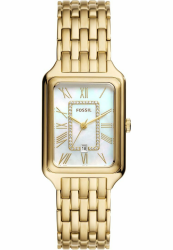 Fossil Raquel Uhr für Damen, Quarzwerk mit Edelstahl- oder Lederarmband 26MM Goldton und Perlton Angebot bei HelloDeals