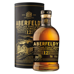 Aberfeldy 12 Jahre alter Highland Scotch Single Malt Whisky, 40% Vol., 700 ml, in edler Geschenkbox, im Eichenfass gereift, Noten von Honig, Früchten, Gewürzen, Vanille & ein Hauch Rauch, 70 cl Angebot bei HelloDeals