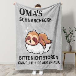 KAAYEE Oma Geschenk, Weiche Decke Sinnvolle Geschenke für Oma zum Weihnachten Geburtstag Muttertag, Geburtstagsgeschenk Muttertagsgeschenk für Oma von Enkel 1.3 * 1.5 M Angebot bei HelloDeals