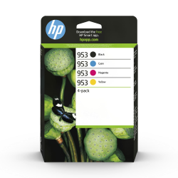 HP 953 (6ZC69AE) Original Druckerpatronen Multipack (1xBlau, 1xRot, 1xGelb, 1xSchwarz) für HP OfficeJet Pro 77xx, 82xx, 87xx Angebot bei HelloDeals