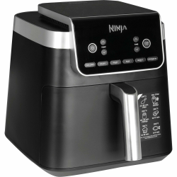 Ninja Air Fryer Heißluftfritteuse MAX PRO, 6,2L Airfryer, Antihaftbeschichtung, spülmaschinenfester Korb und Crisper Gittereinsatz, Fritteuse ohne Öl, digital, Kochen aus dem Gefrorenen, Grau, AF180EU Einzelschublade 6.2L Grau Angebot bei HelloDeals