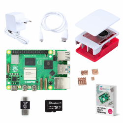 BerryBase Raspberry Pi 5 8GB Starter Kit; 128GB microSD; 27W USB-C Netzteil; Raspberry Pi 5 Gehäuse mit Lüfter; 4-teiliges Kupfer-Kühlkörper-Set; 4K Micro HDMI Kabel 1m; 2-in-1 SD Kartenleser Angebot bei HelloDeals