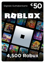 Roblox-Geschenkgutschein |4,500 Robux Guthaben | inklusive exklusivem virtuellem Item| Digital Code für Smartphones, Computer, Tablets, Xbox One, Xbox Series X|S, Oculus Rift et HTC Vive) 4500 Robux Standard Angebot bei HelloDeals