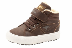 KangaROOS Unisex Kinder KAVU Iii Sneaker 24 EU Braun Dark Brown Sand 343 Angebot bei HelloDeals