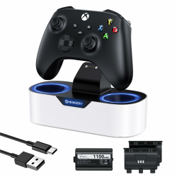 NEWDERY Solo-Ladestation für Xbox Wireless-Controller, Schnellladestation, Einzelladestation für Xbox One/Series X|S-Controller Angebot bei HelloDeals